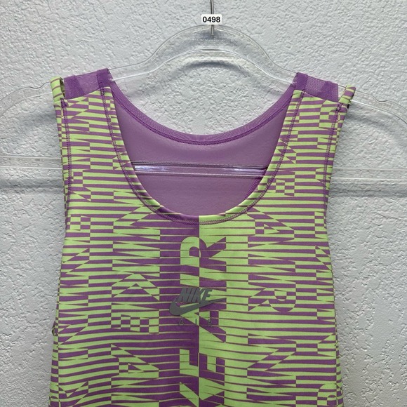 Nike Air Dri-Fit Women’s Sz Med Athletic Tank Top Green & Purple NWOT, V498 - Picture 5 of 14